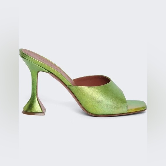 Amina Muaddi Lupita Metallic Slipper size 6 - Picture 4 of 10